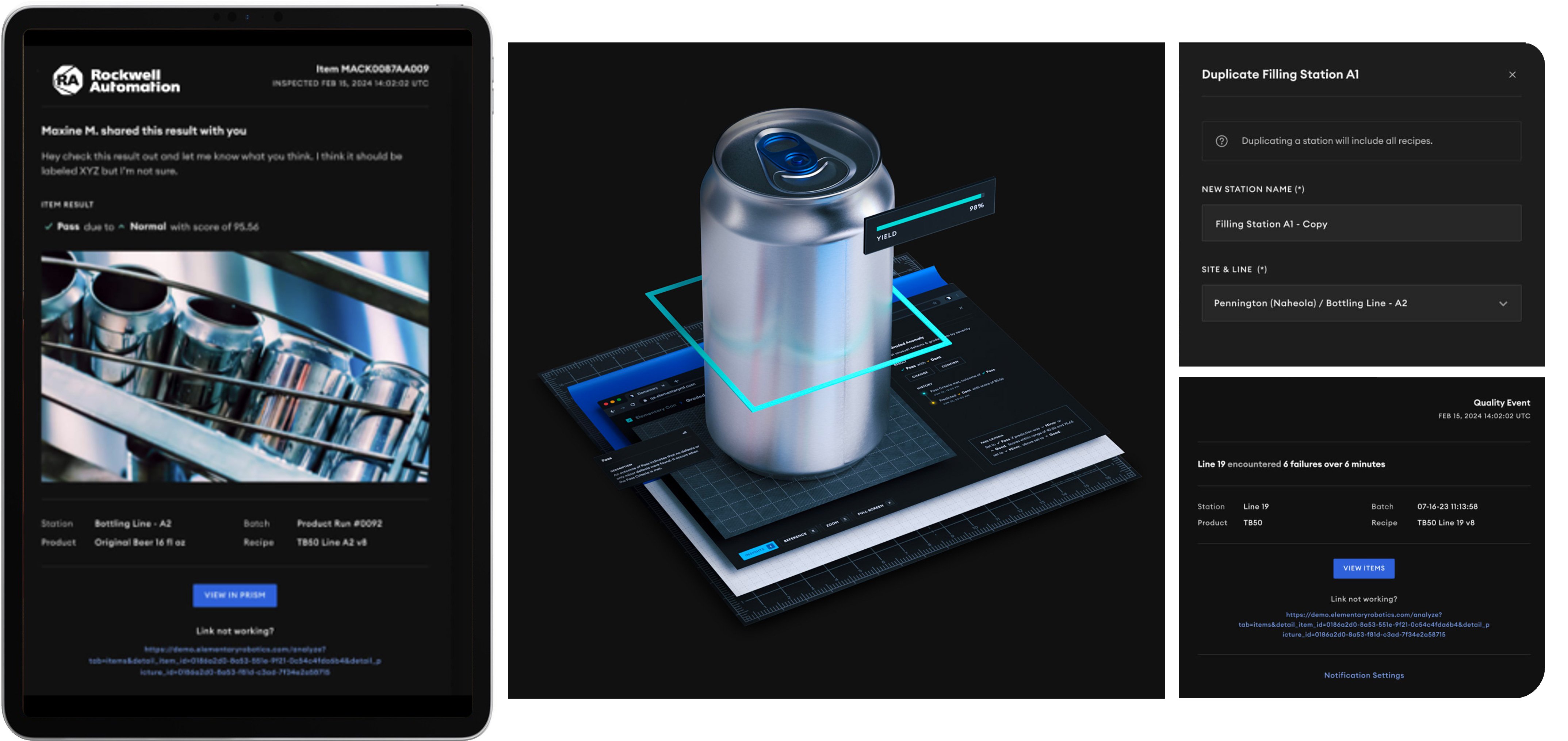 FactoryTalk Analytics VisionAI 合格不合格扫描