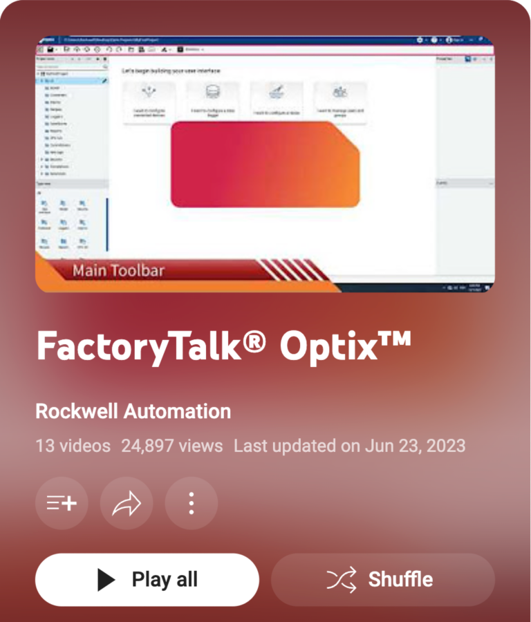 FactoryTalk Optix 播放列表