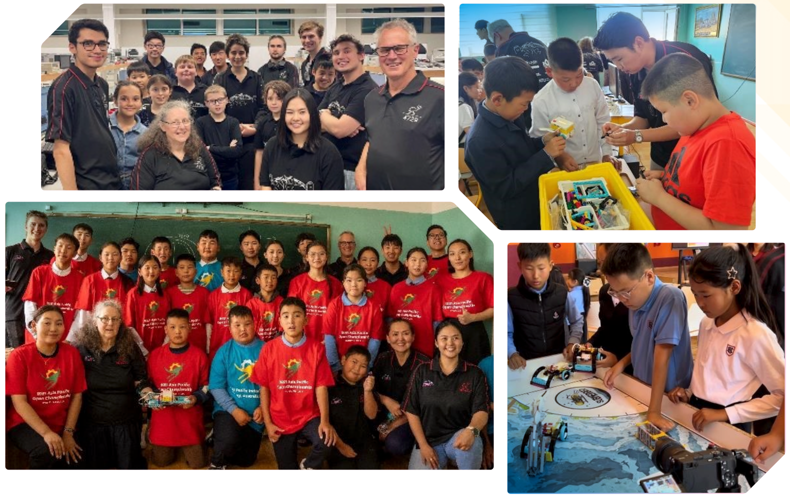 Rockwell-sponsored EMU (Experimental Mayhem Unit) Robotics team in Sydney, Australia, s